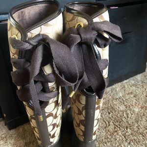 Size 9 Coach Rainboot